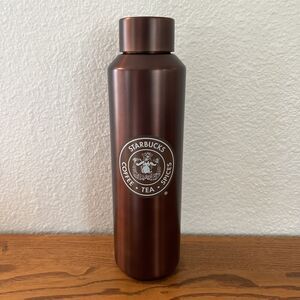 Starbucks The 1st Store Pike Place Siren Bronze Stainless Steel Water Bottle